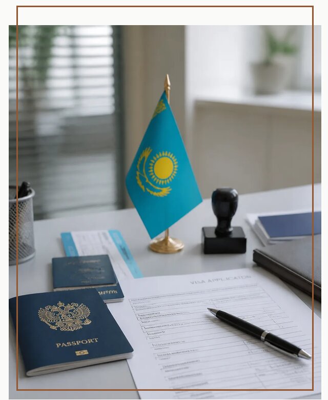 Оформление визы в Казахстан для поездки и работы в Донском