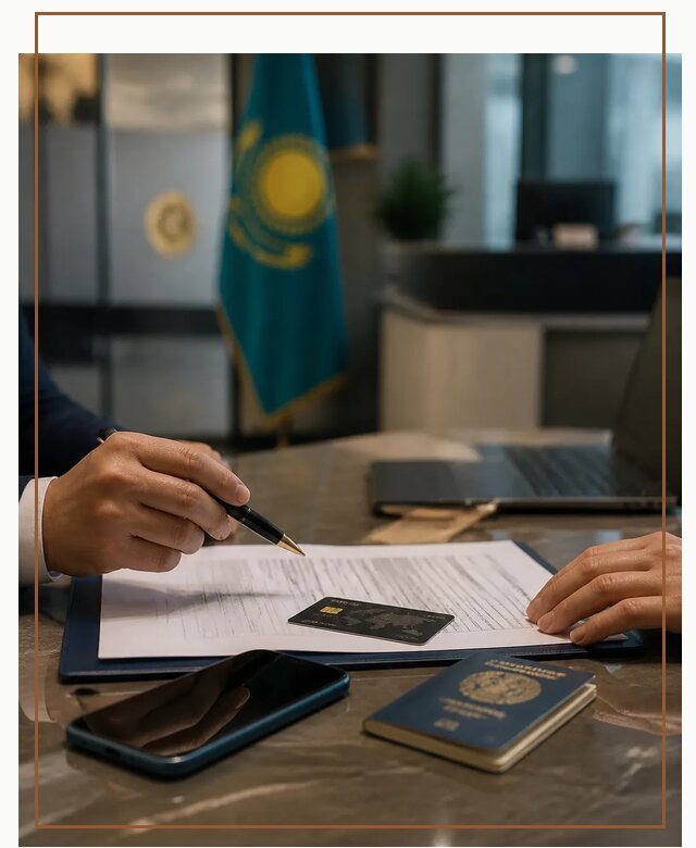 Открытие счета и банковской карты в Казахстане в Донском